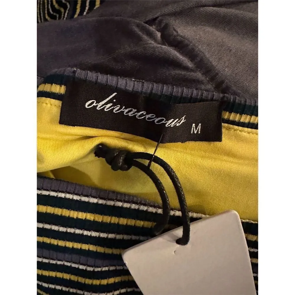 Olivaceous Women's Striped 2-Piece Skirt & Tank Top Set Size M Casual - Image 13