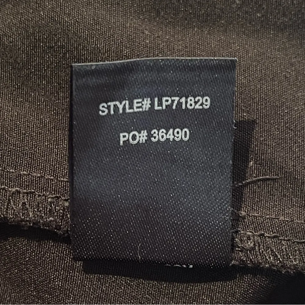 Lulu’s black ruffle hem ribbon tie pants women’s size large - Image 7