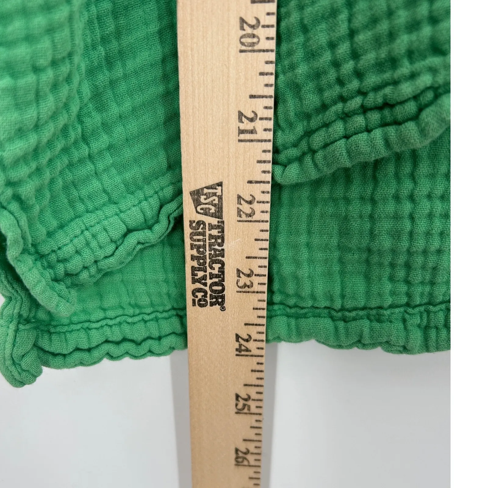 Xirena Avery Green Gauze Cotton V Neck Short Sleeve Casual Top Womens Size Small - Image 9