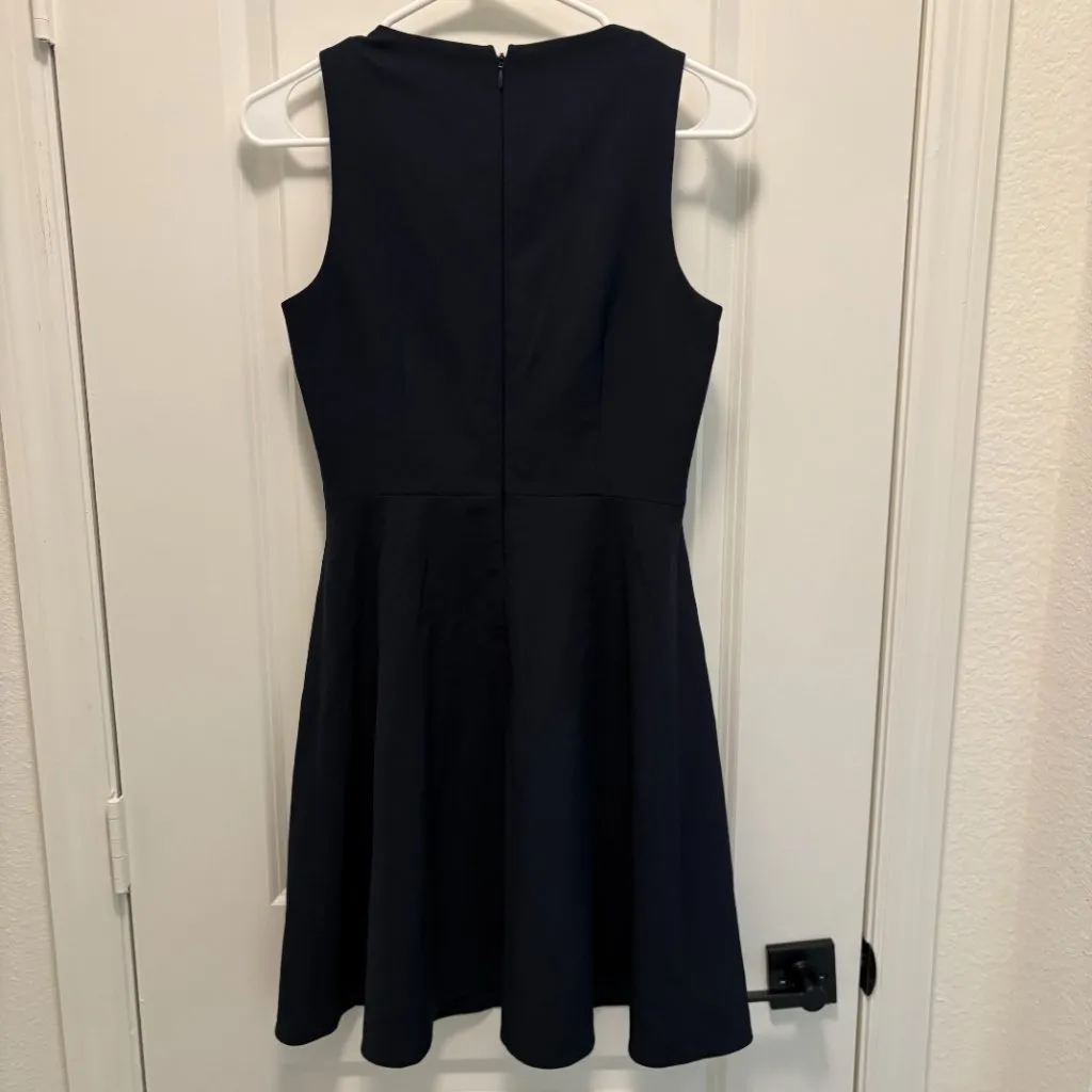 Gianni Bini Navy Fit & Flare Dress Fully Lined Size 2 EUC - Image 9