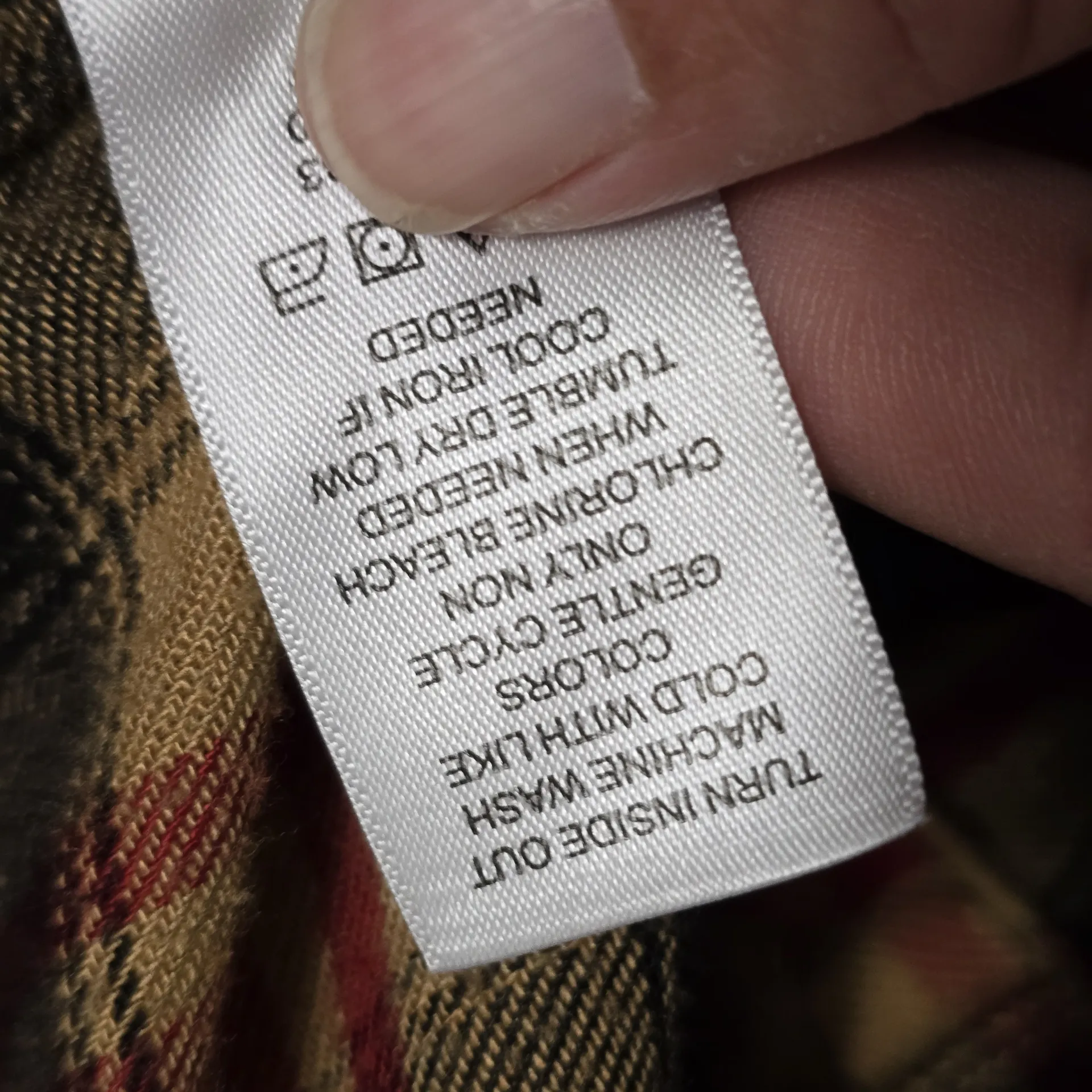 Maurices Black and Tan Plaid Flannel Shirt Size XS Fall Rustic Cabin Lodge - Image 8