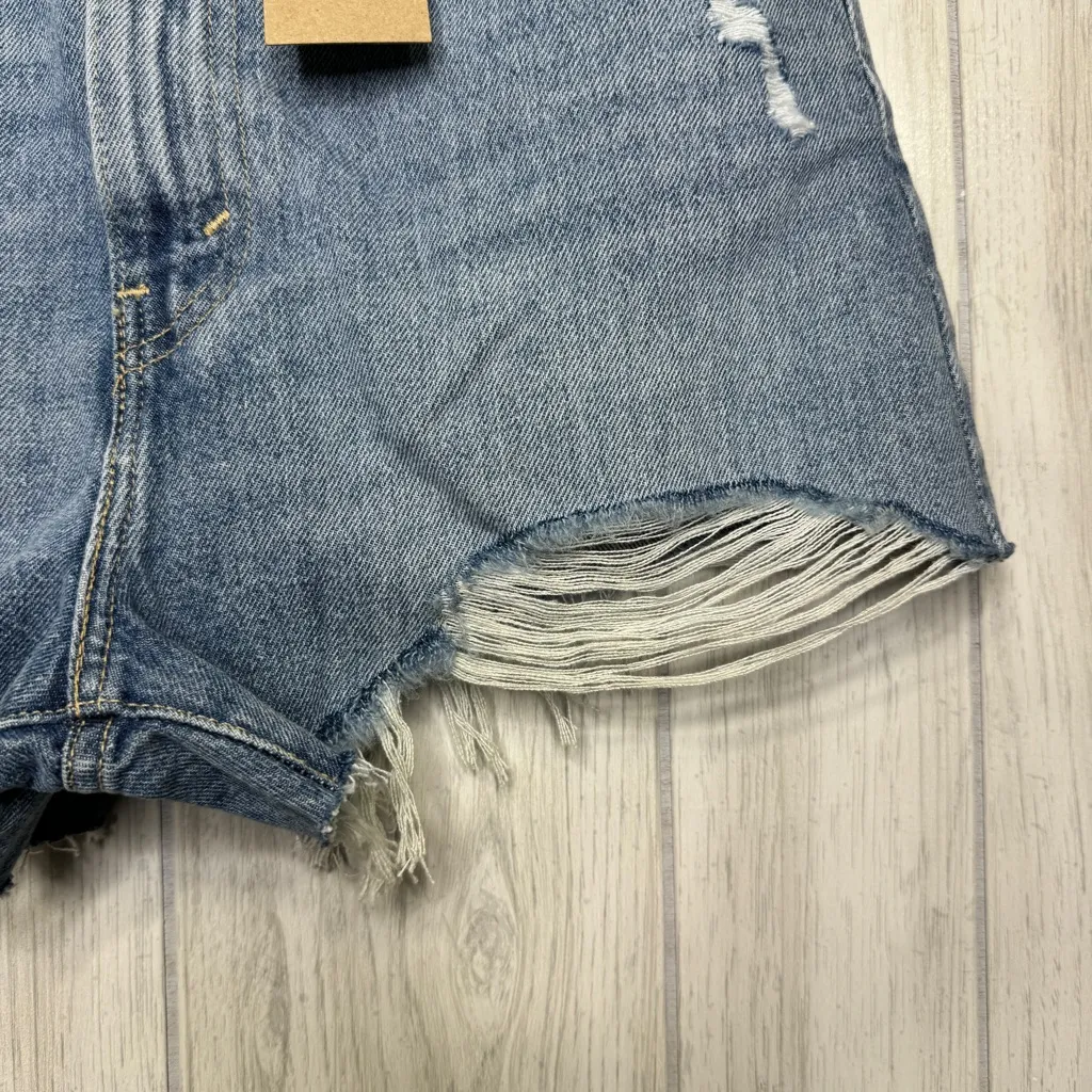 NWT Levi’s SilverTab Distressed High Rise Mom Shorts size 27 NEW - Image 9