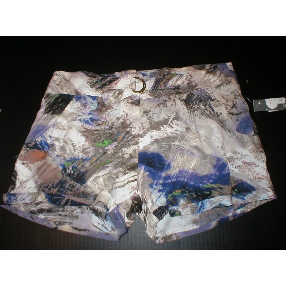 New NWT $148 MYNE Audrey Astro Paint Designer Shorts Large L SO CUTE! Ashley Ann - Image 3