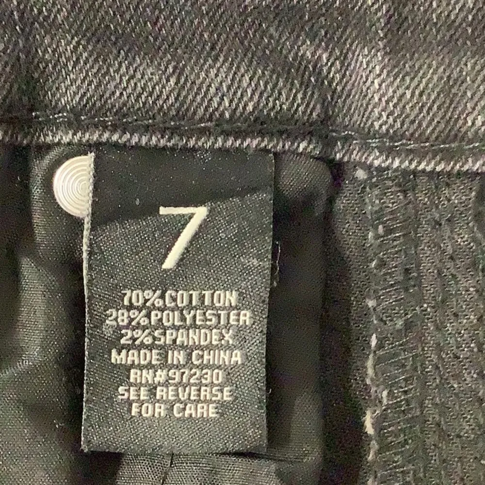 Almost Famous Black Jean Jumper Size 7 - Image 4