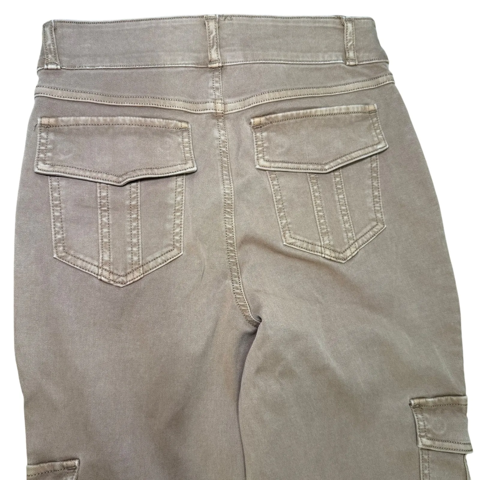 Spanx  Medium Light Brown Cargo Pants Womens Pull On Tummy‎ Control High Rise - Image 5