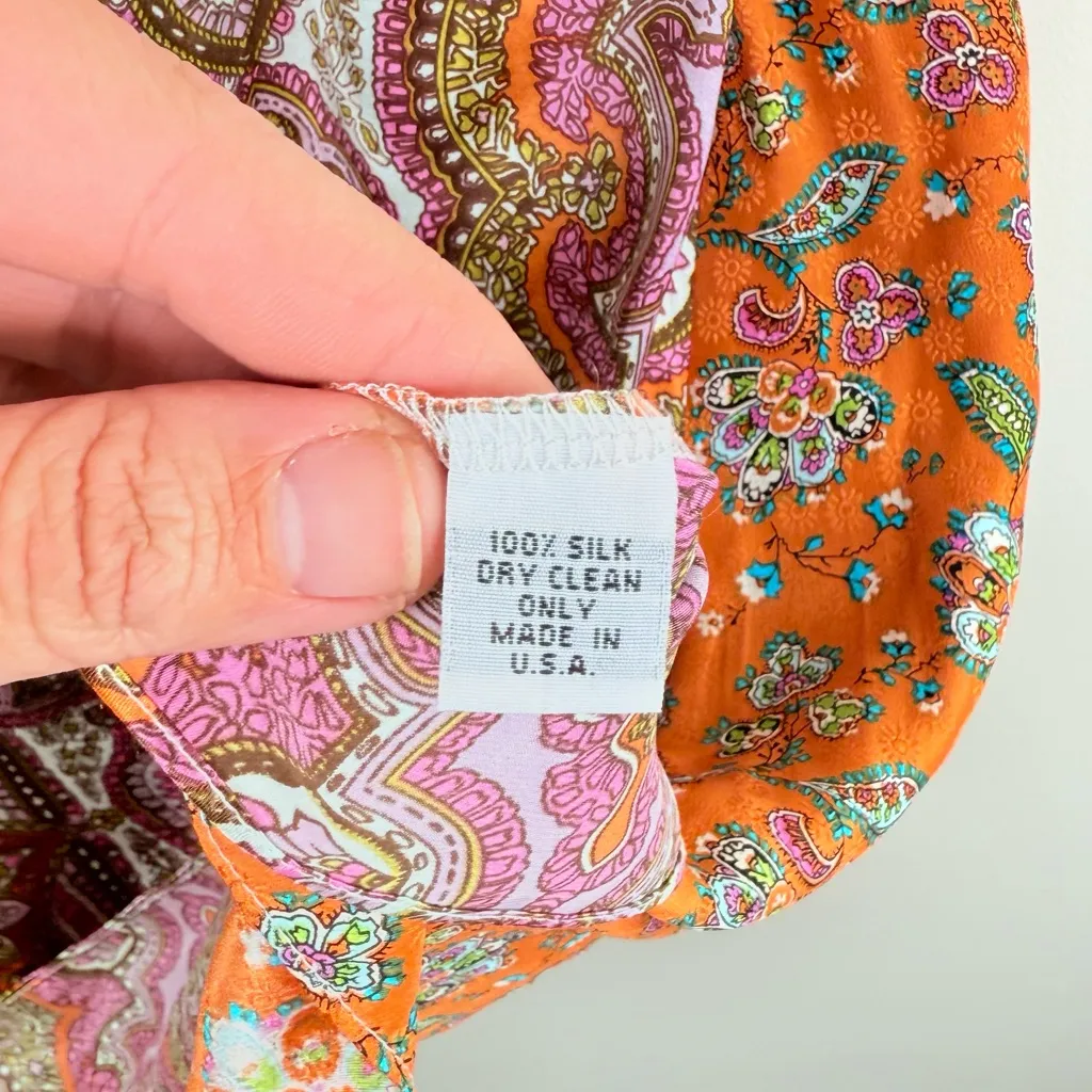 Alice + Trixie Silk Multicolor Paisley Halter Dress - Image 8