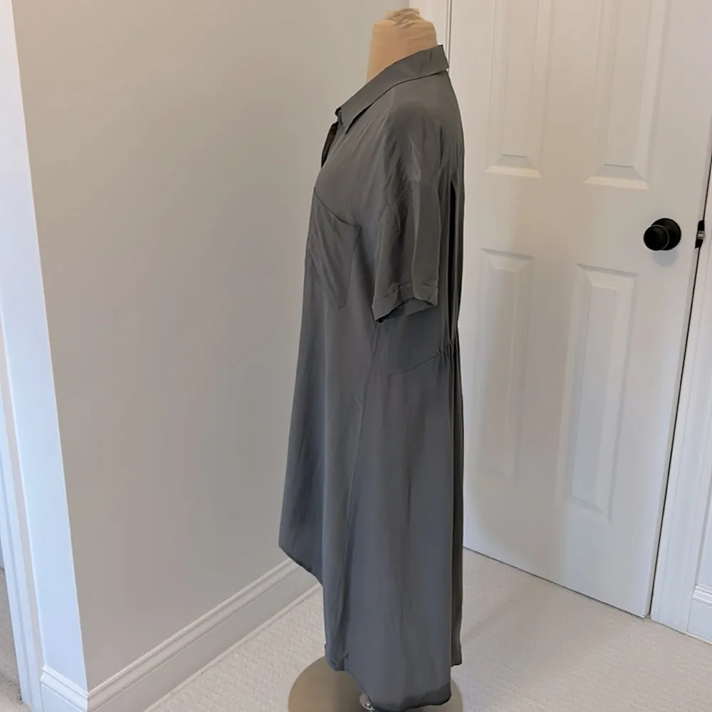 Eileen Fisher Silk Crepe De Chine Tunic Dress - Image 4