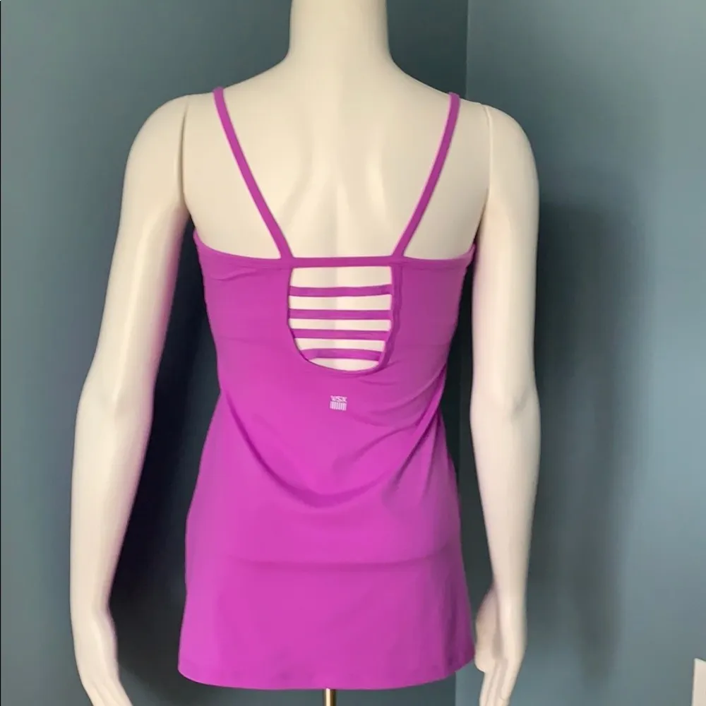 VSX Victoria’s Secret Victoria Sport Purple Strappy Tank Medium - Image 2