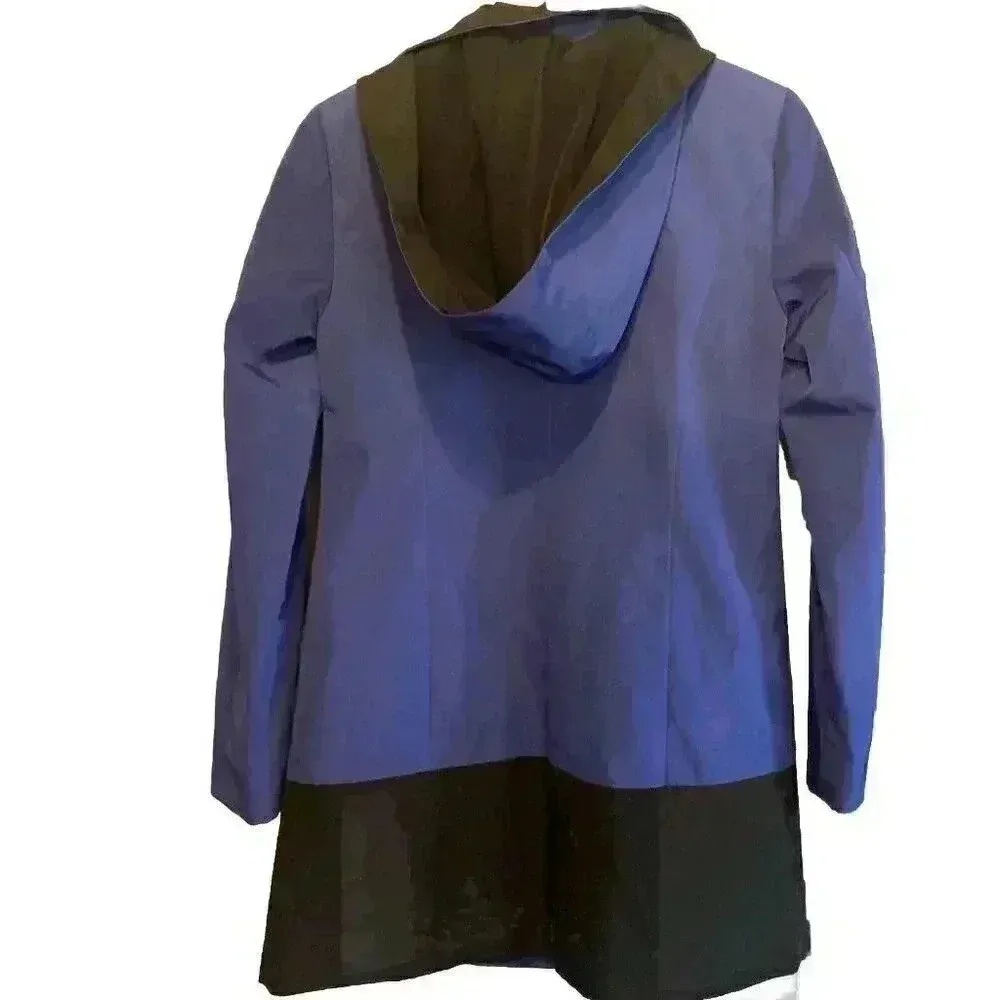 London Fog Ladies XS Petite X-Small Rain‎ Coat Removable Hood - Image 8