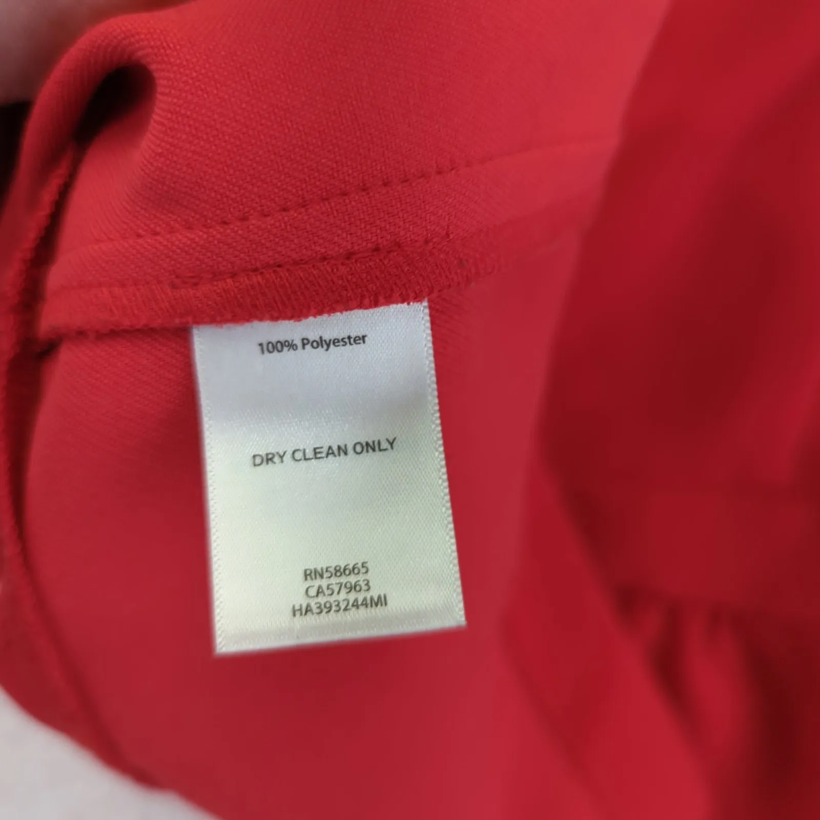 Halogen V-neck Blazer Jacket Women's Size XXL Dark Orange‎ Coral Flowy Peplum - Image 6