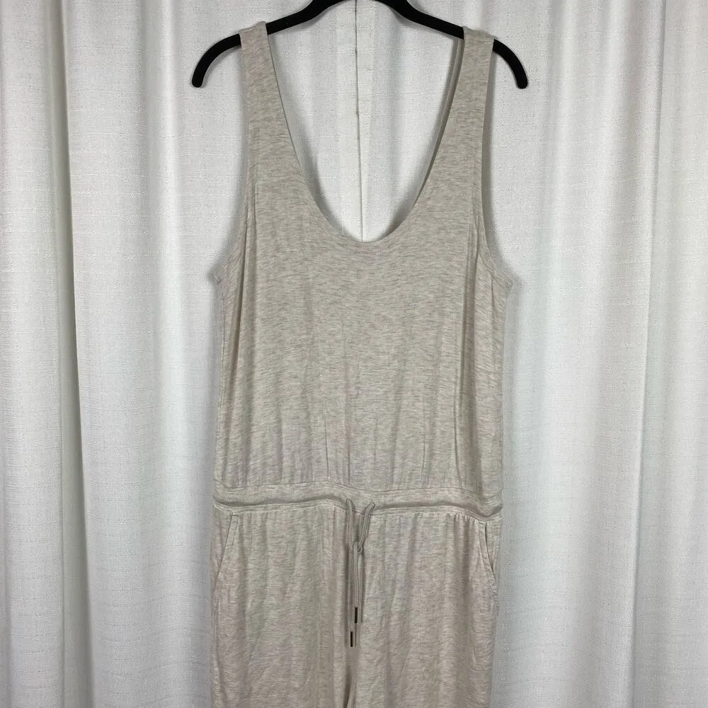 Athleta Cream Balance Jumpsuit Sz.L - Image 5