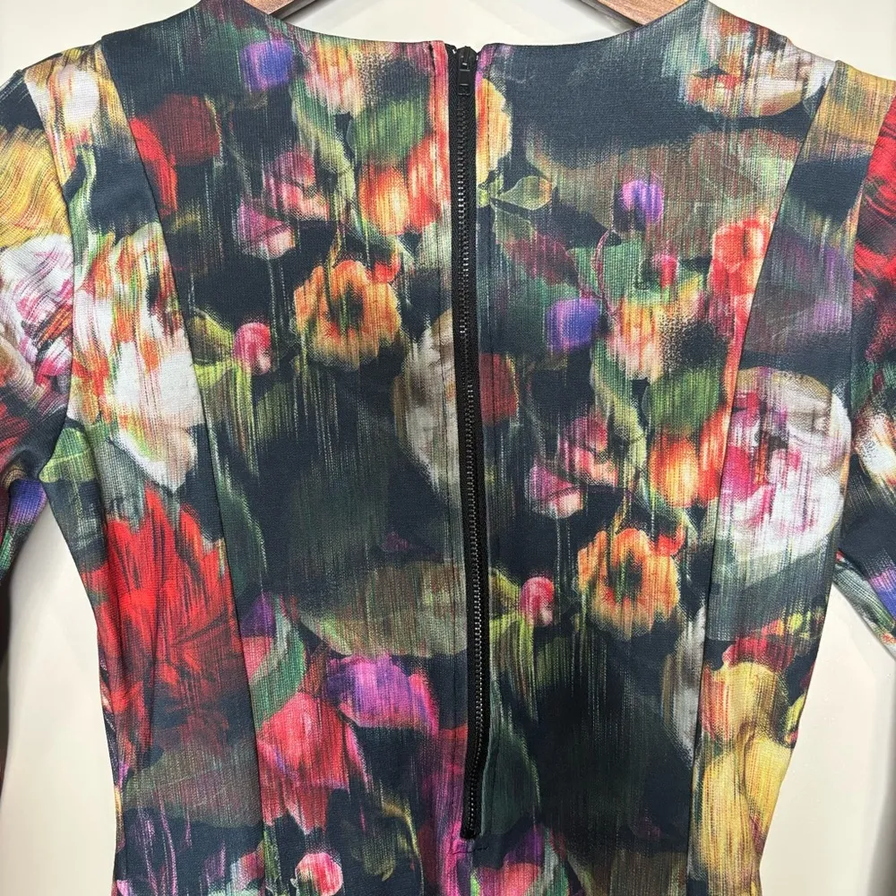 Zara Trafaluc Floral Print Fit and Flare Mini Dress - Image 7