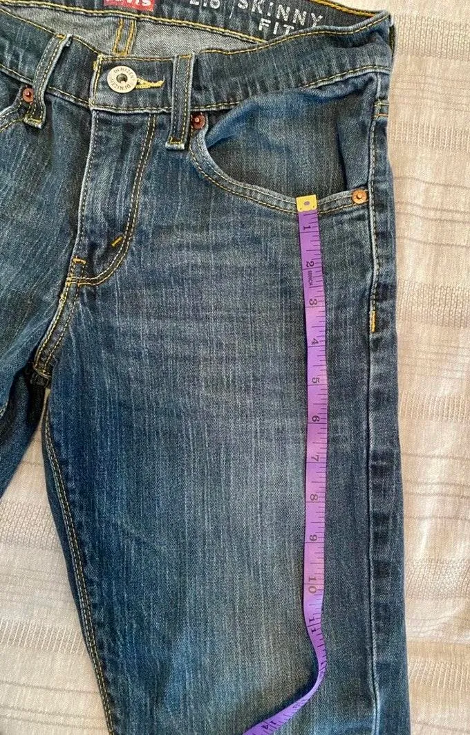 Denizen Levi 216 Skinny Fit Jeans Dark - Image 7