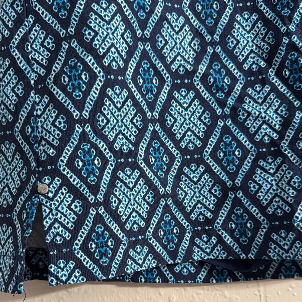 Rafaella Blue and Black Mini Skort Skirt - Image 2