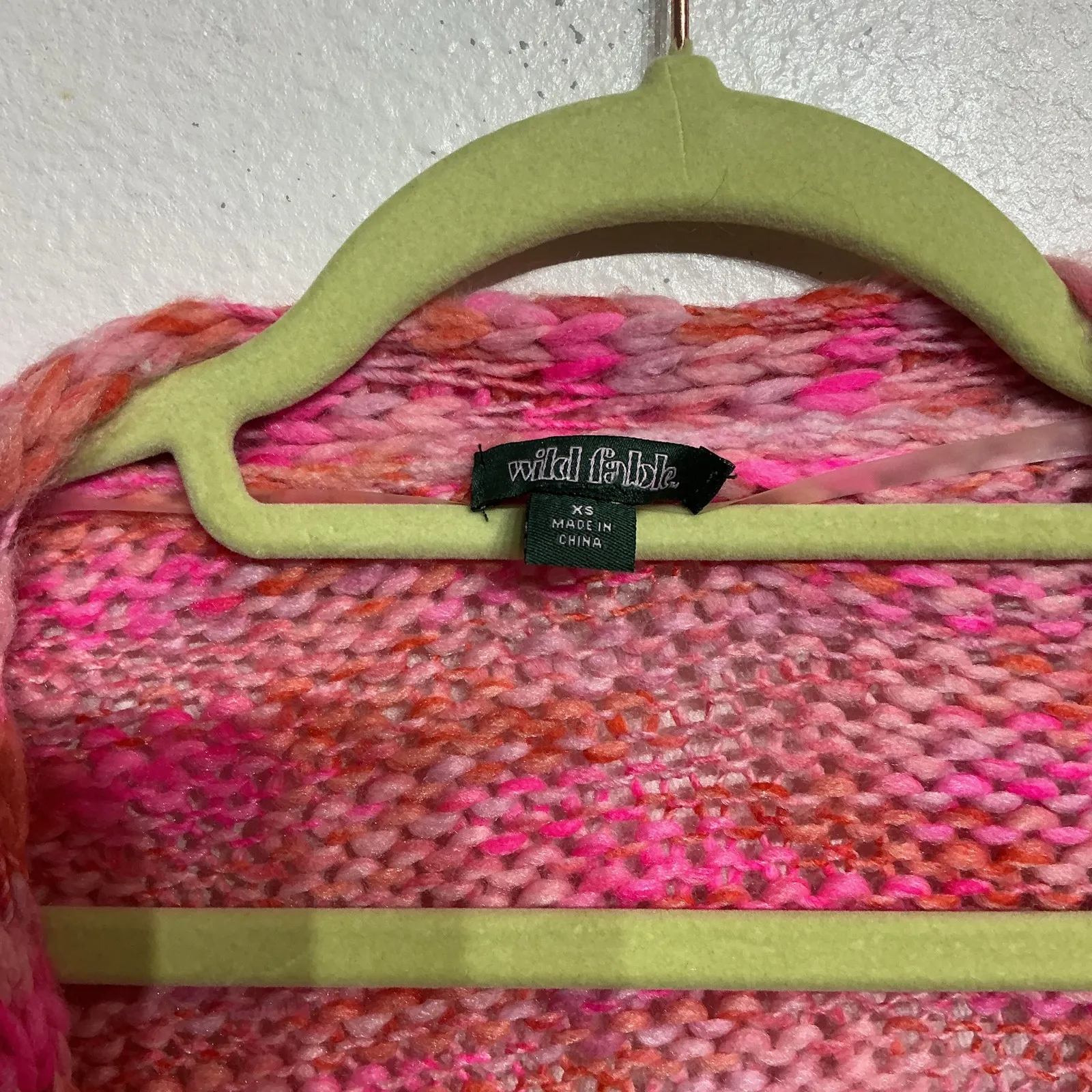 Wild Fable Chunky Knit Cropped Cardigan Sz XS - Image 4