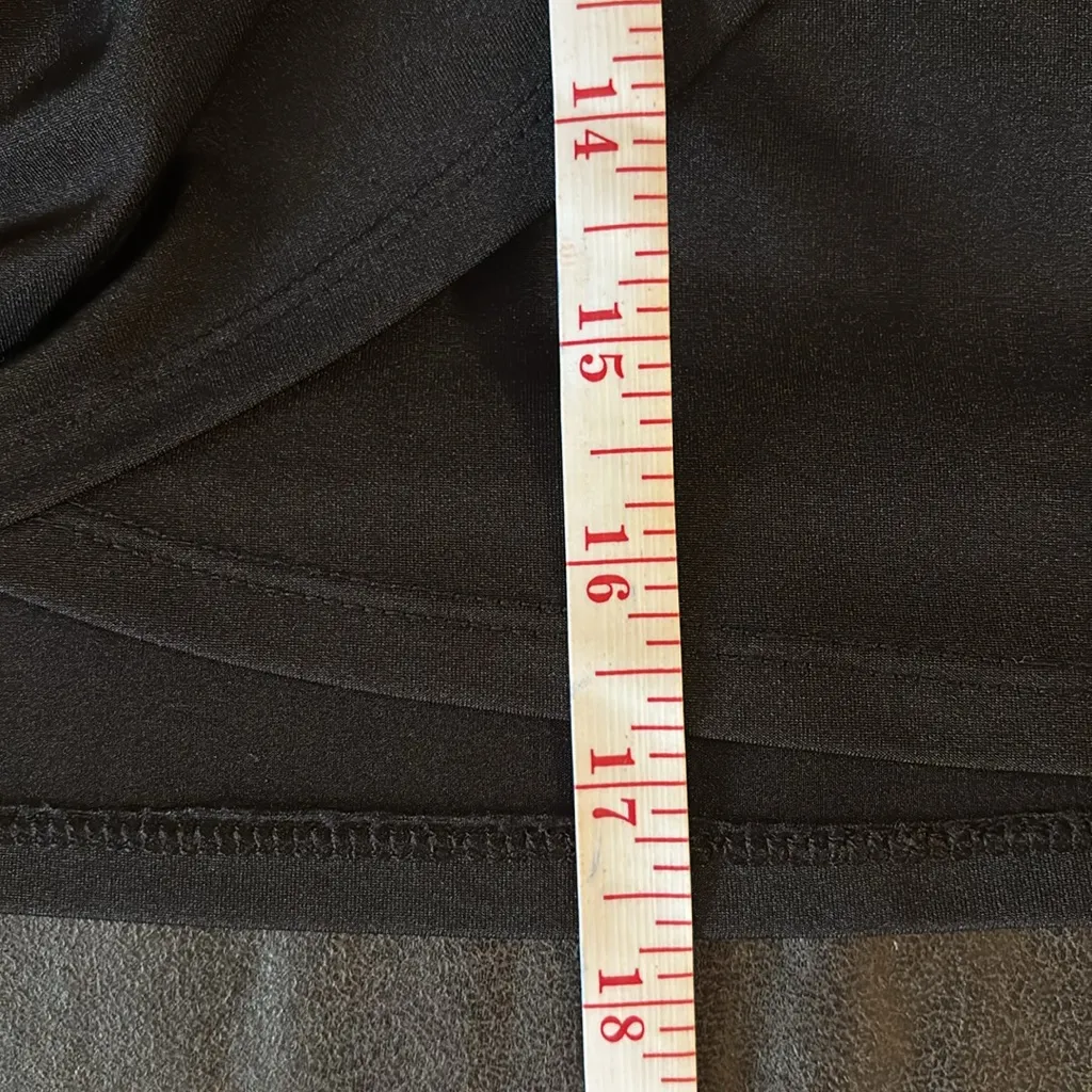 Express Black Ruched Pencil Skirt Mini - Image 9