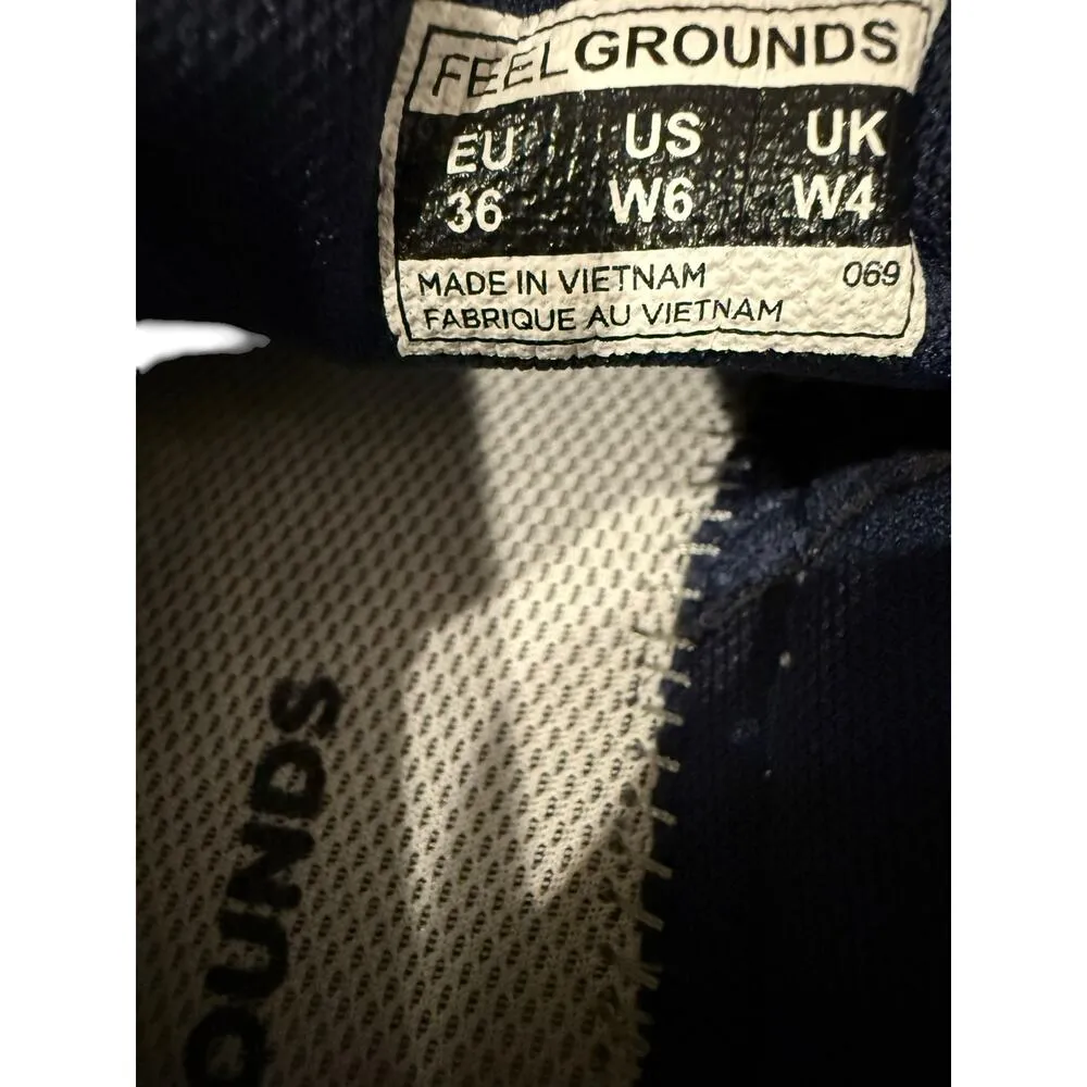 FeelGrounds drop top 6 mesh knit barefoot shoes slip on functional comfort xero Blue - Image 4