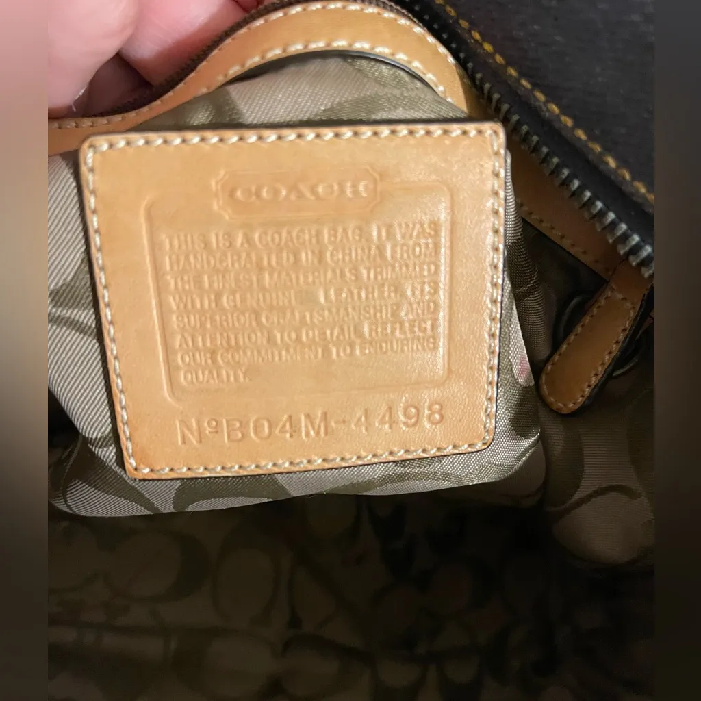 NWOT Coach Denim Hampton Bag - Image 8