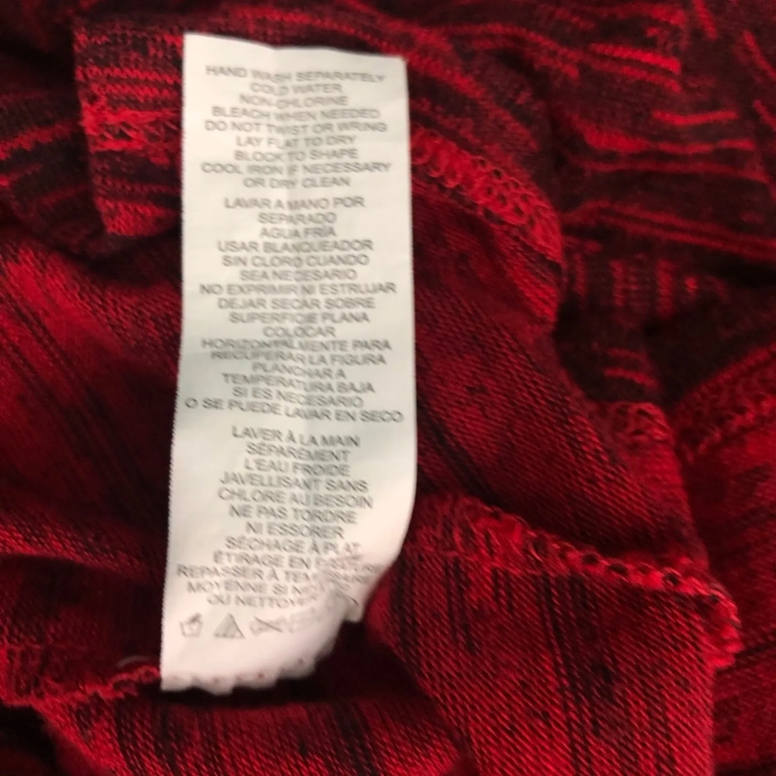 Kensie Space Dye Red Cap Sleeve T-Shirt Dress Size Small - Image 9