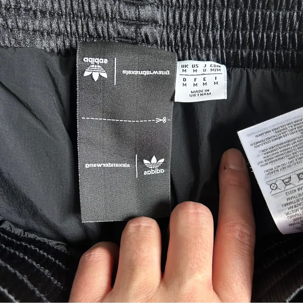 Adidas by Alexander Wang AW Track Pants Black Joggers Streetwear Casual NYC Size M - Image 4