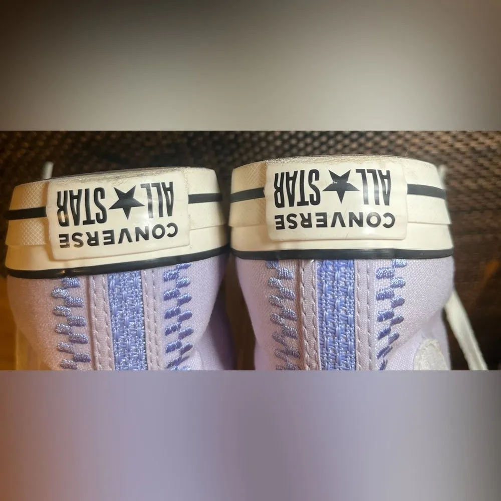 Converse Chuck Taylor All Star Vapor High Top Lavender Green A06010C Size 8 - Image 3