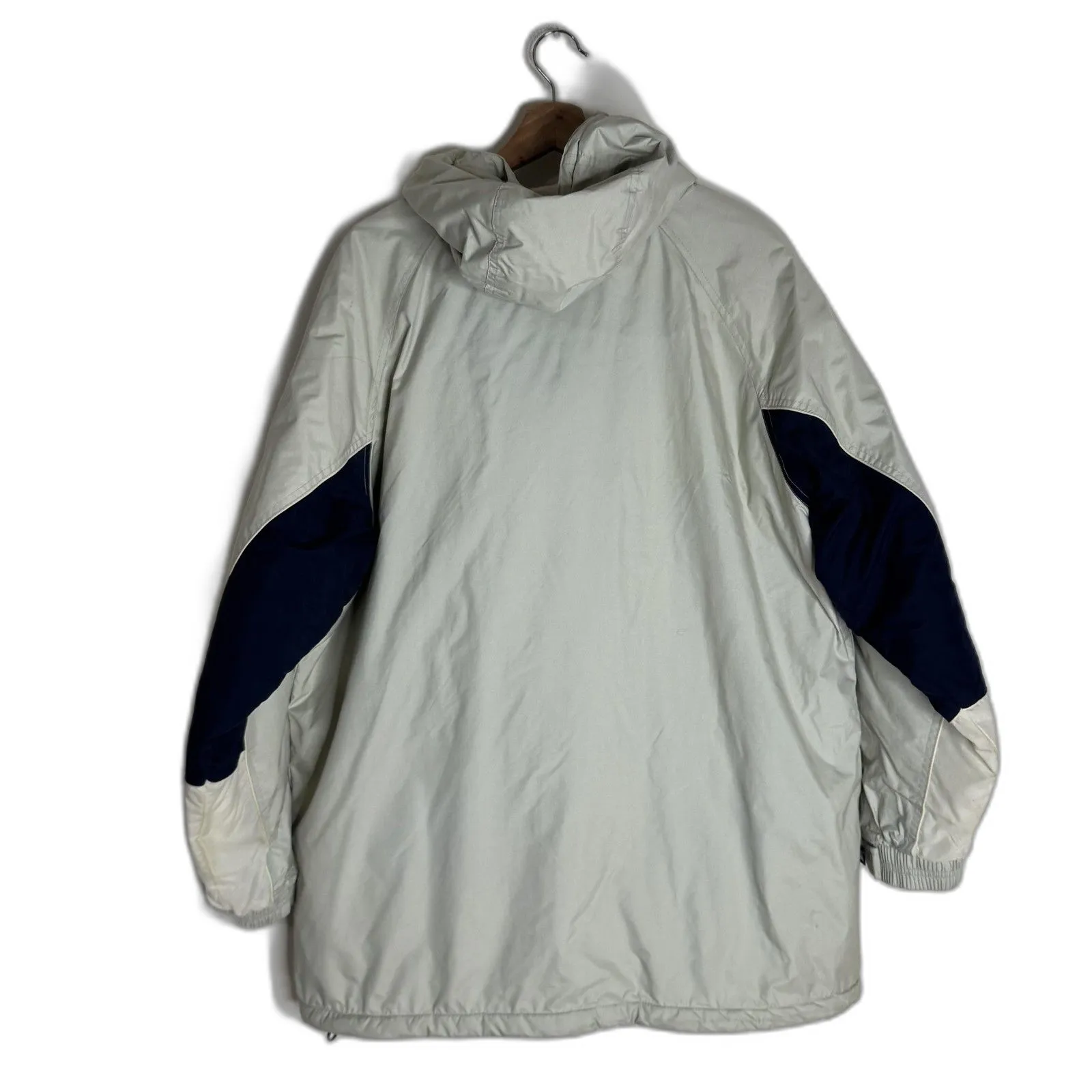 First Down Jacket Mens Medium Gray Hooded Parka Sixty - Image 12