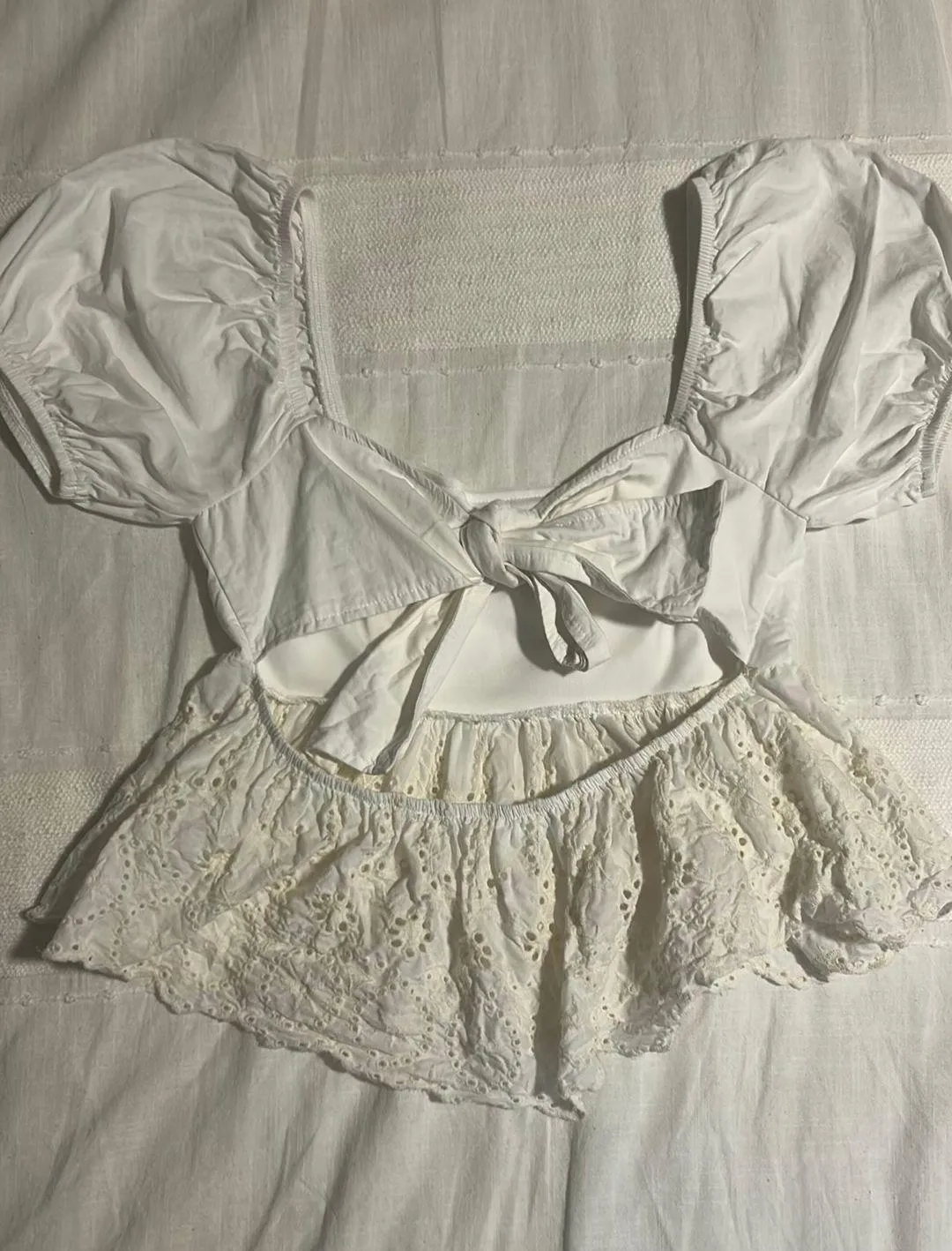 Tie Back Altar'd State Top White - Image 3