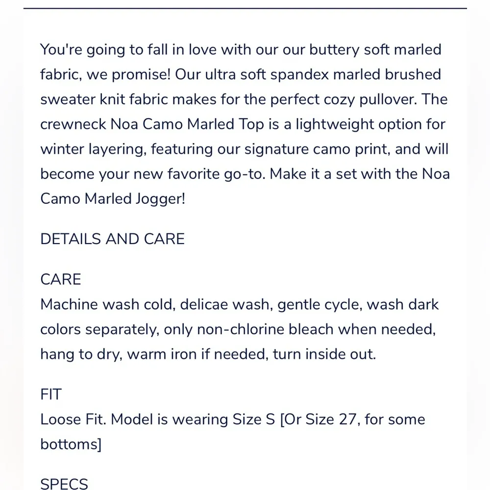 Z Supply Noa Camo Marled Top Camo Onyx - Image 4