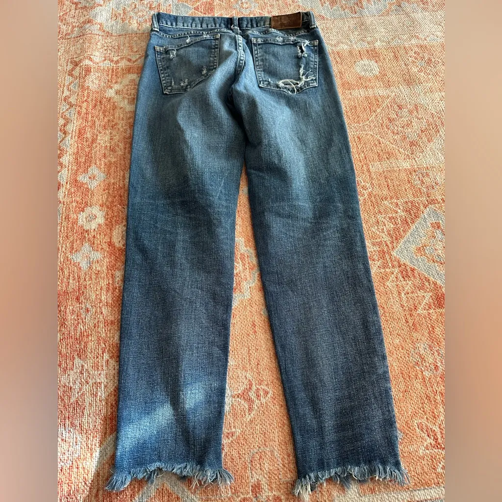 MOUSSY VINTAGE Isko Ridge Comfort Ace Skinny Jeans distressed ~28 inch waist Blue - Image 5