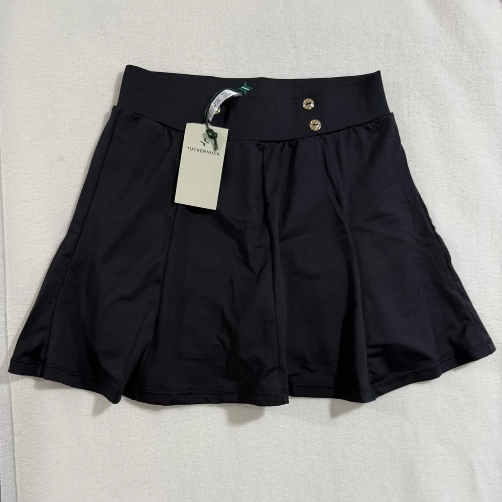 Tuckernuck Step-In Active Skort XS Black | Sporty Pleated Skirt w/ Shorts NWT - Image 4