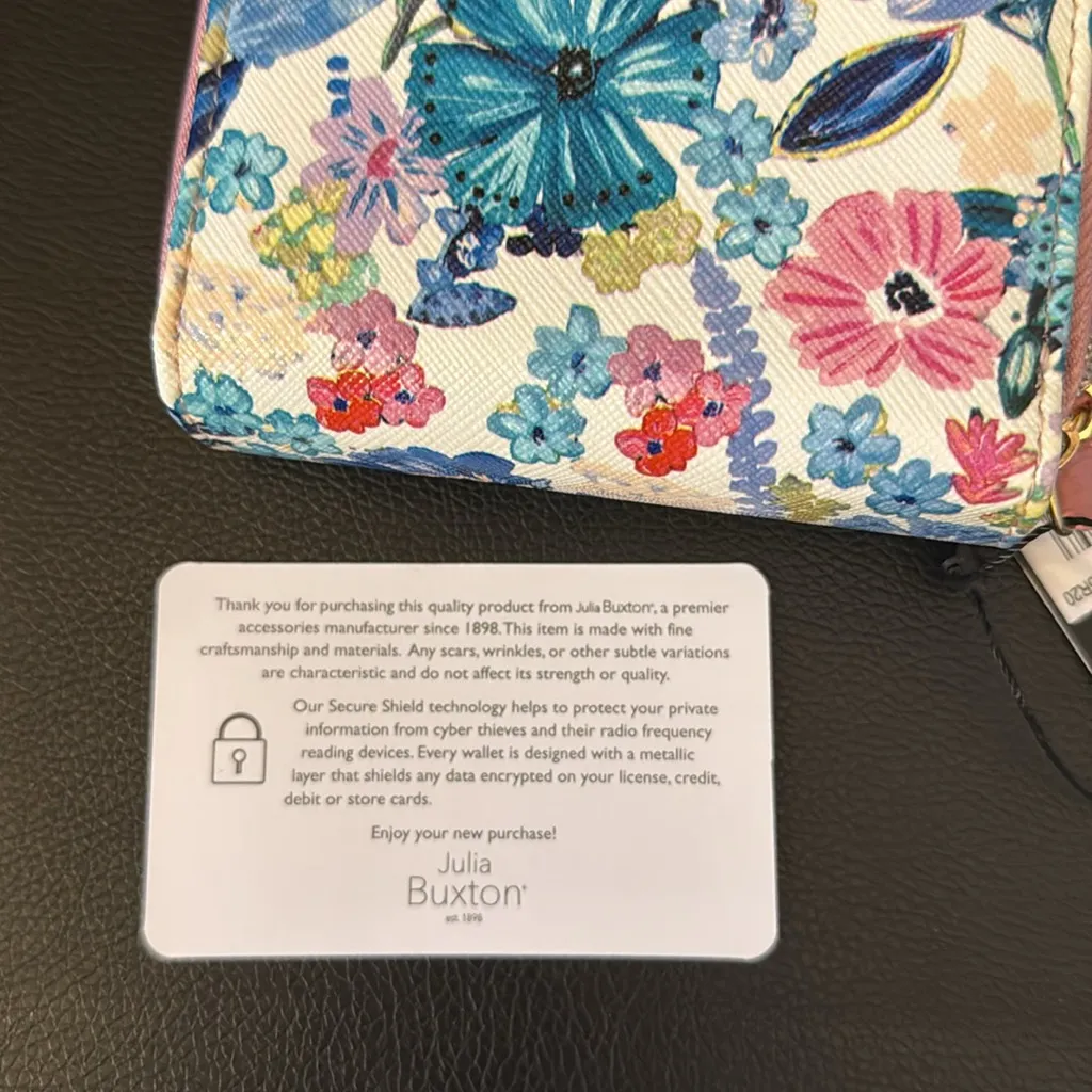 Julia Buxton Floral wallet - Image 6