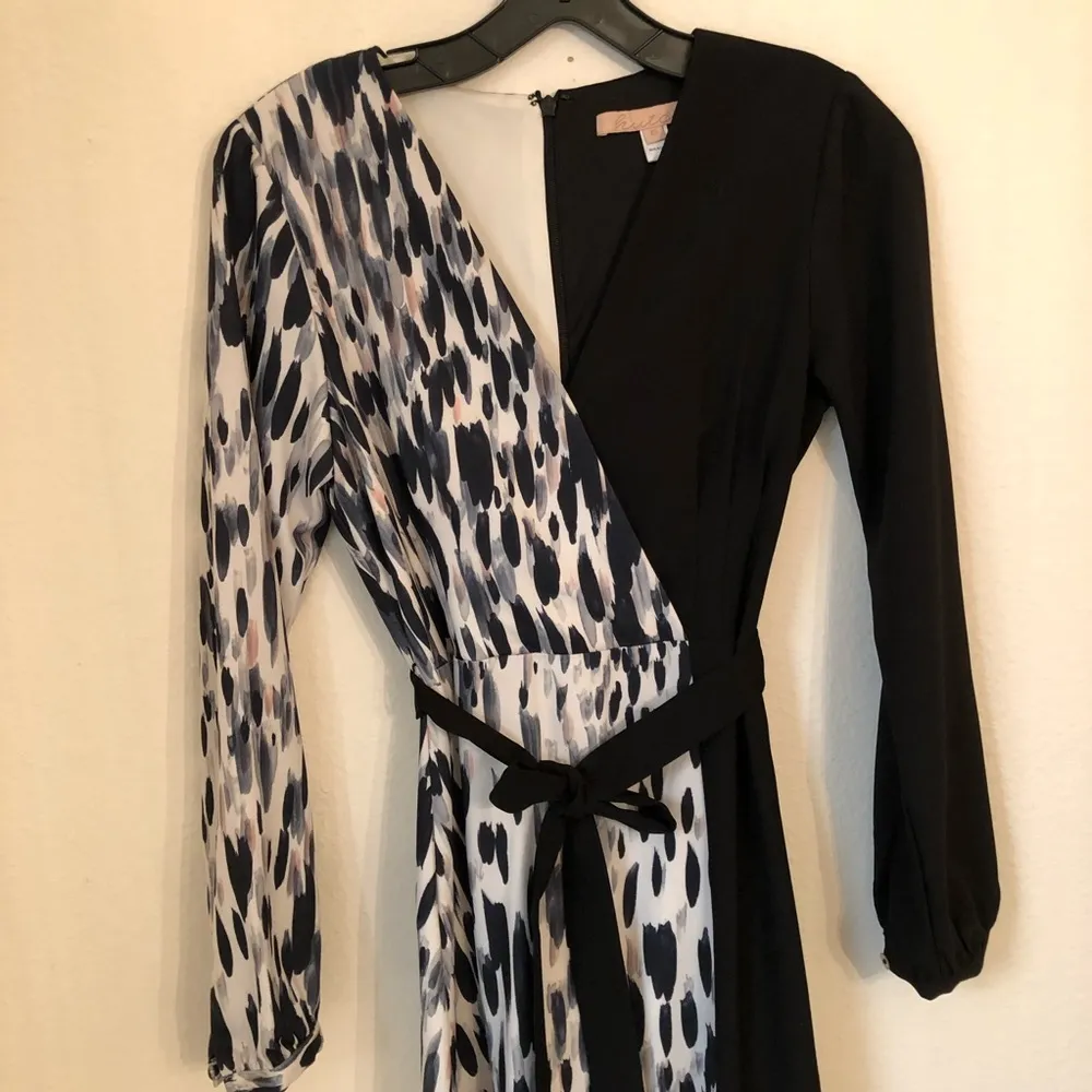 Anthropologie Hutch Rashida Color-Blocked Midi Dress XS - Image 3