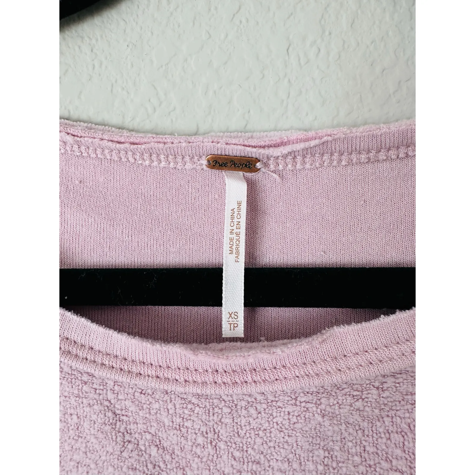 FREE PEOPLE Womens Casual Fleece Tie Dye Someday Oversize Pullover Sweater XS - Image 11