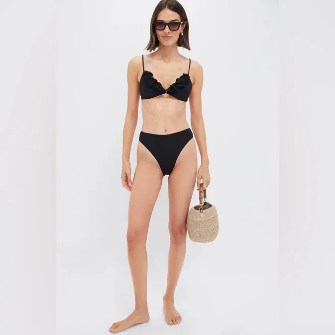NWT Maygel Coronel Krassi Bikini Black OS - Image 3