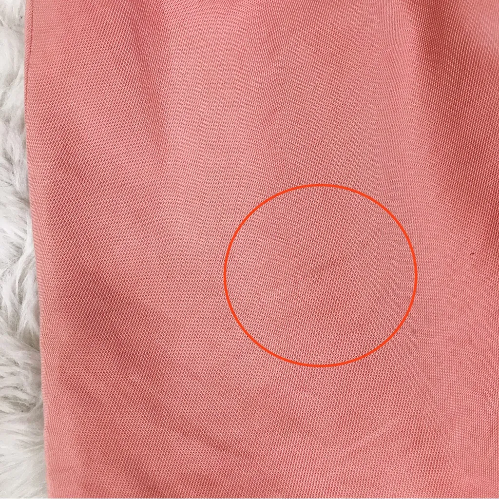 1. STATE Sleeveless‎ Wrap Front Jumpsuit V-Neck Tapered Leg Pink Peach Size 2 - Image 9