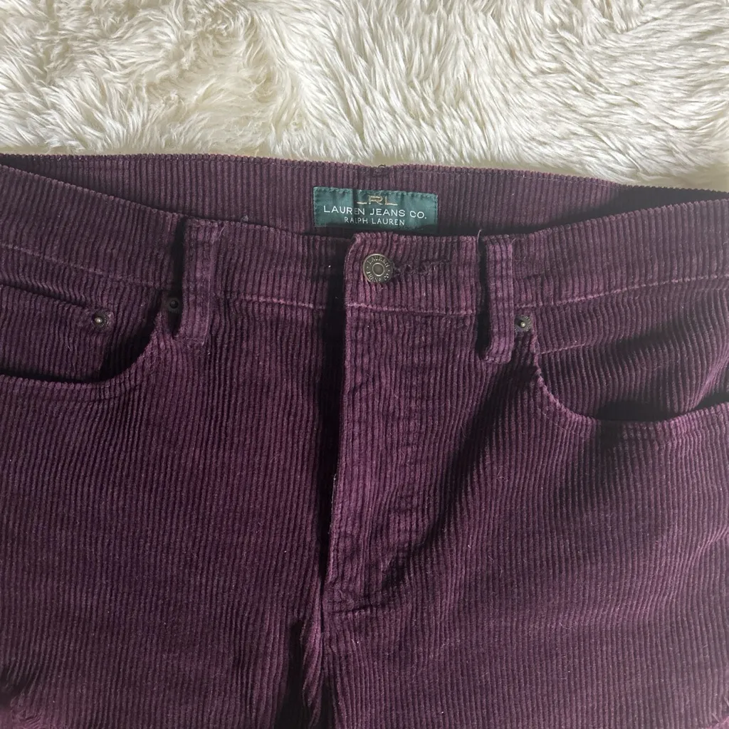 Vintage Lauren by Ralph Lauren Corduroy Shorts - Image 2