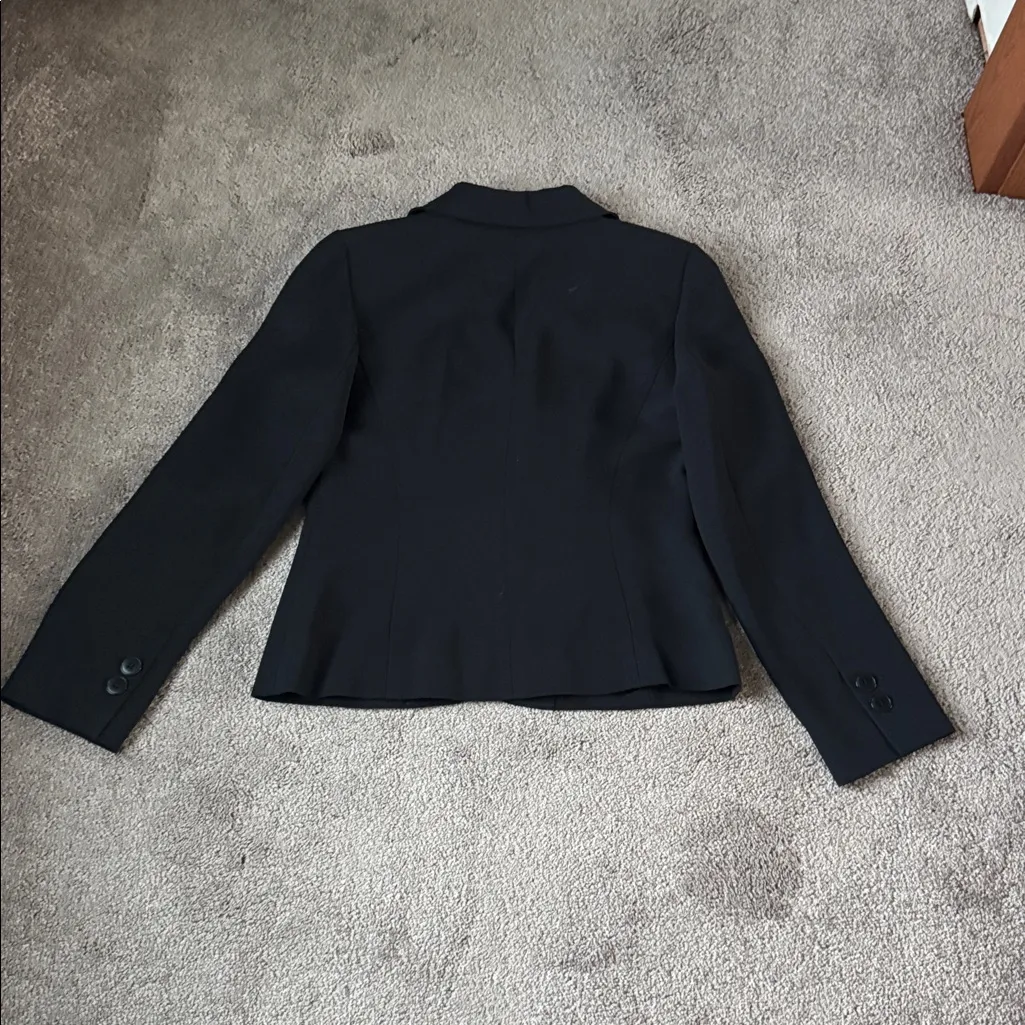 Ann Taylor Loft Black Blazer SIZE 4P - Image 4