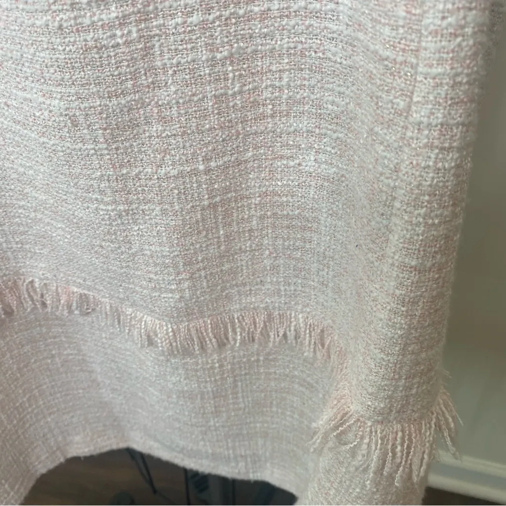 Preston & York Short Sleeve Midi Shift Dress Pink Sz 16 - Image 7