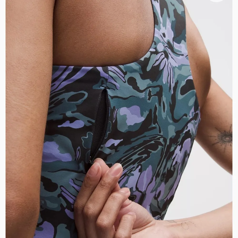 Lululemon Swift Speed Cropped Tank in Flower Meld Multi - Image 9