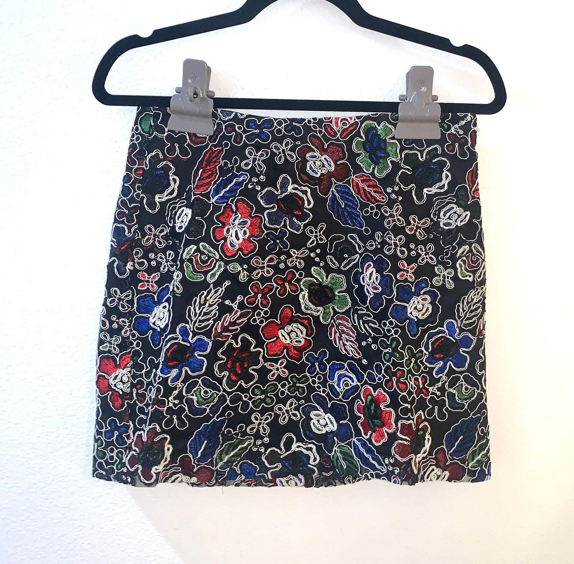 ZARA Embroidered Mini Skirt - Image 2