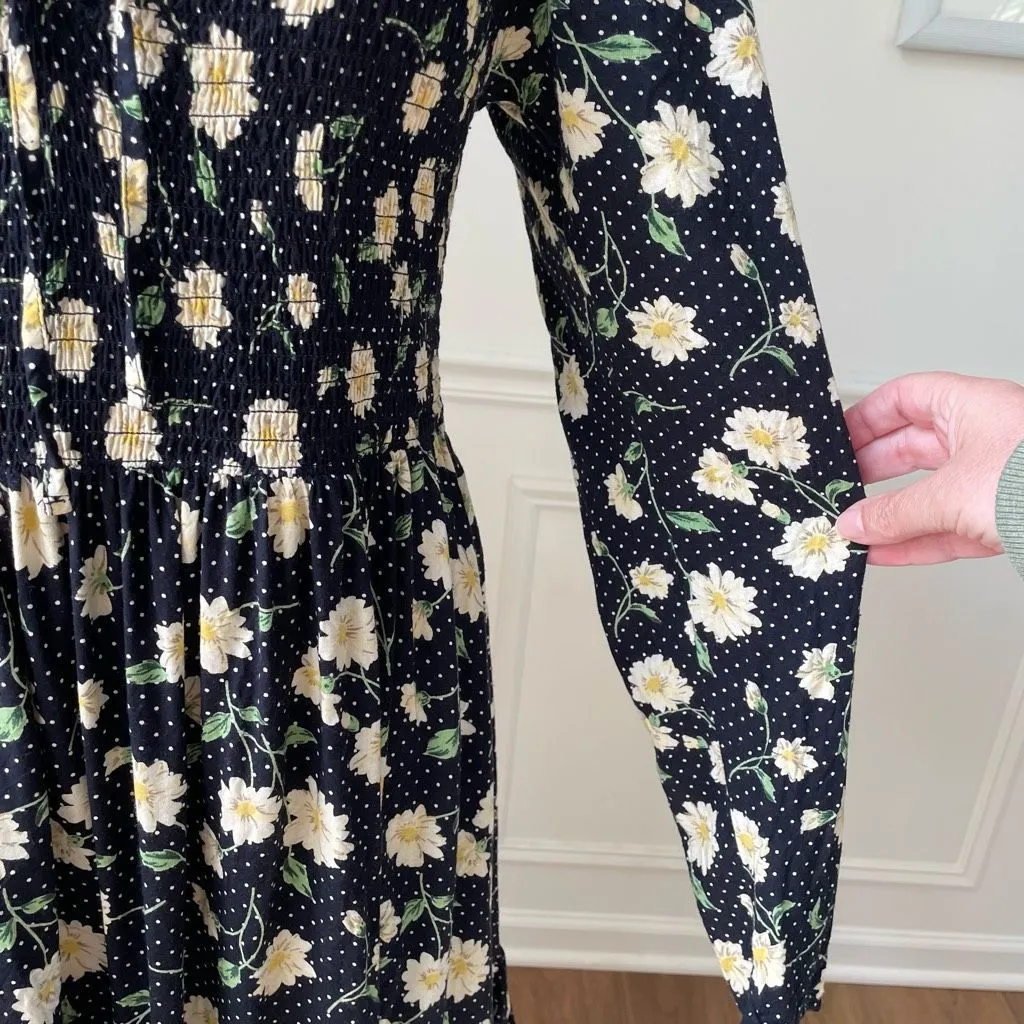 ASOS Collusion Floral Printed Shirred Skater Dress 8 - Image 6