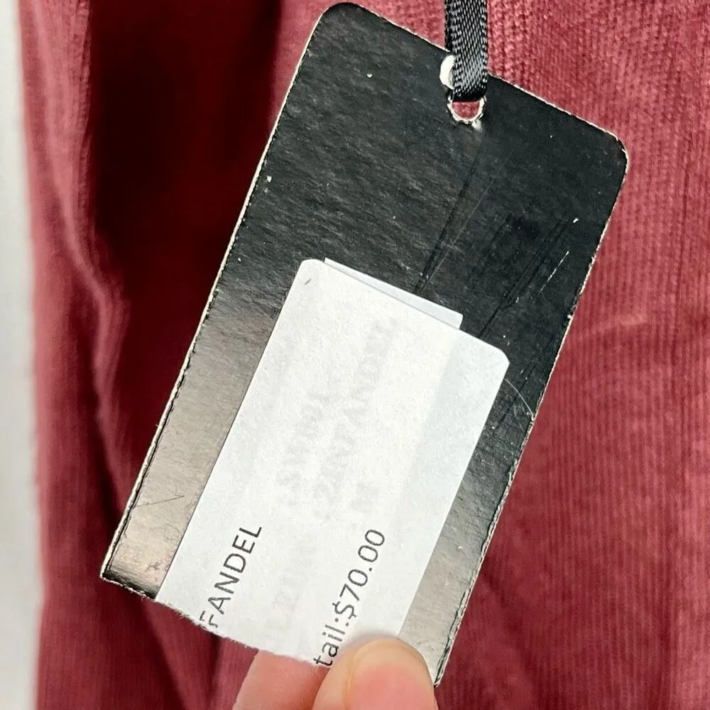 NWT Carreli Long Open Front Cardigan Medium Brown - Image 4