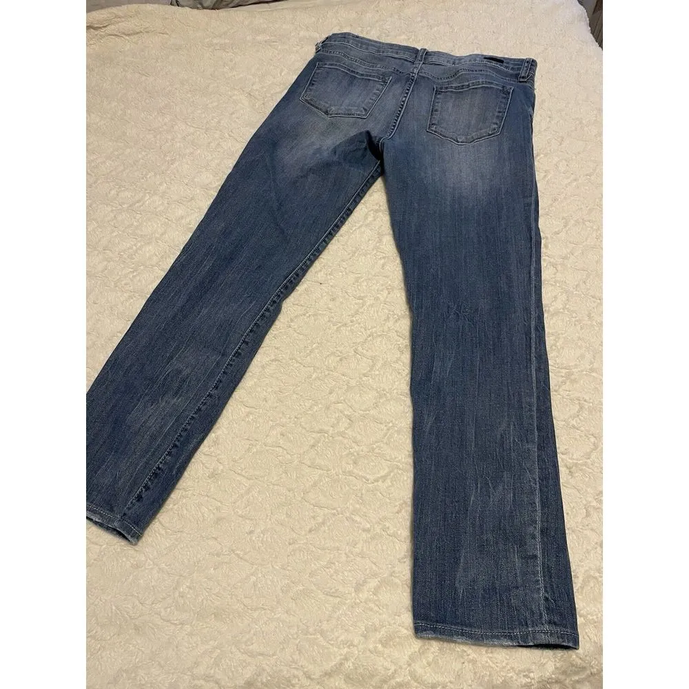Kut From The Kloth Boyfriend Jeans Size 8 Straight Leg Distressed Casual - Image 4