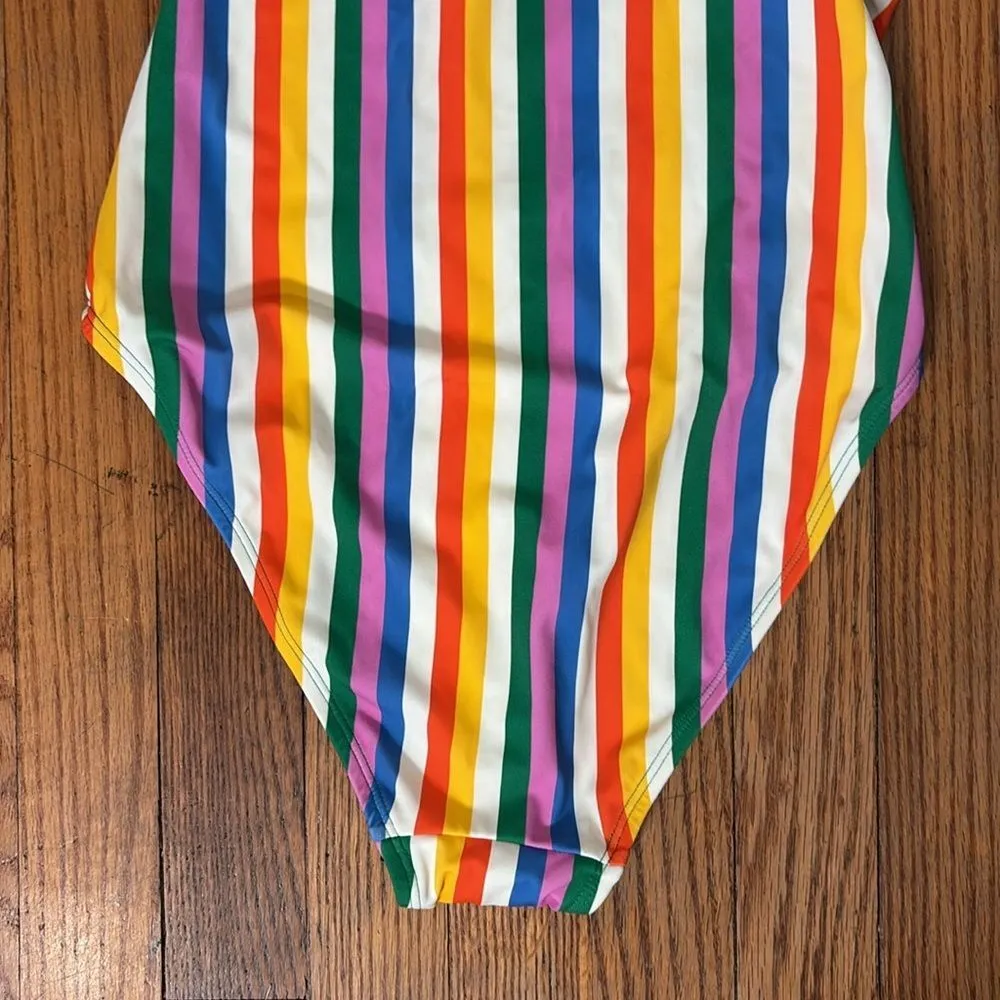 Andie‎ Amalfi One Piece Swimsuit Rainbow stripe size small NWOT - Image 7