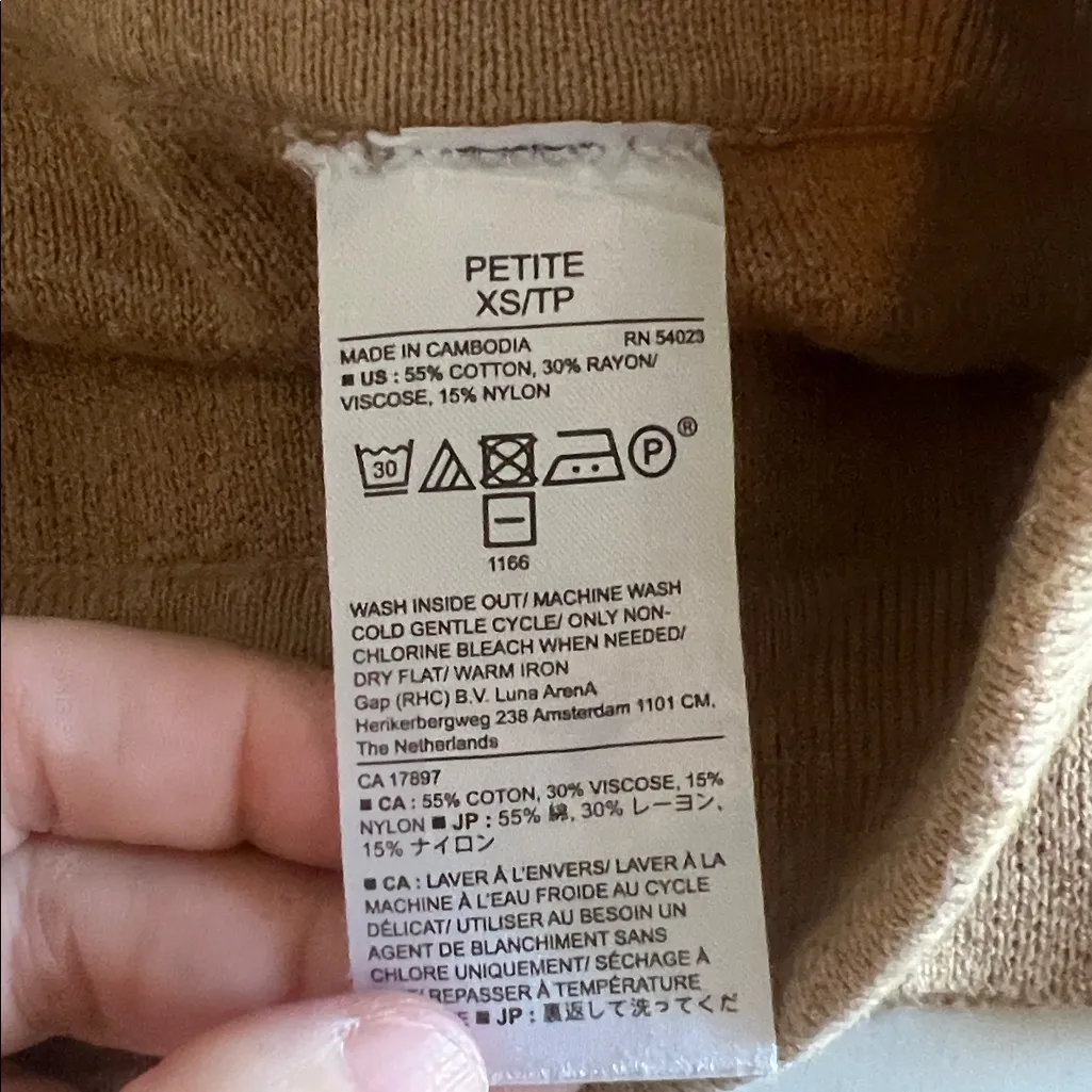 Banana Republic Factory Knit Pants Tan Size XS Petite - Image 8