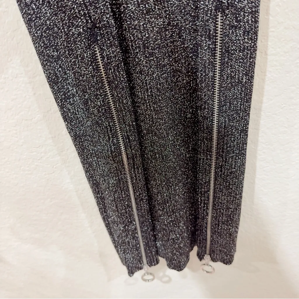 J.ING Jing Black Shimmer Knit Sweater Dress Size [L/XL] NWT - Image 4