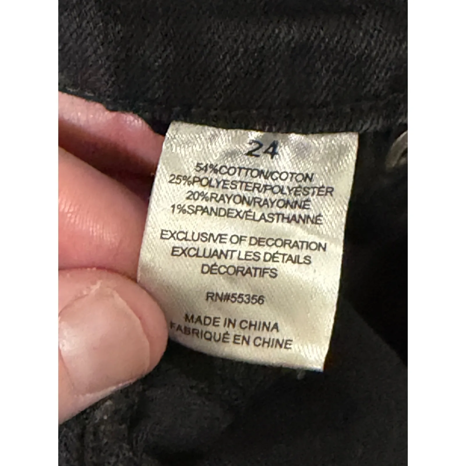 Blue Revival Womens Black Skinny Jeans Embellished Side Size 24 Rock Concert - Image 5