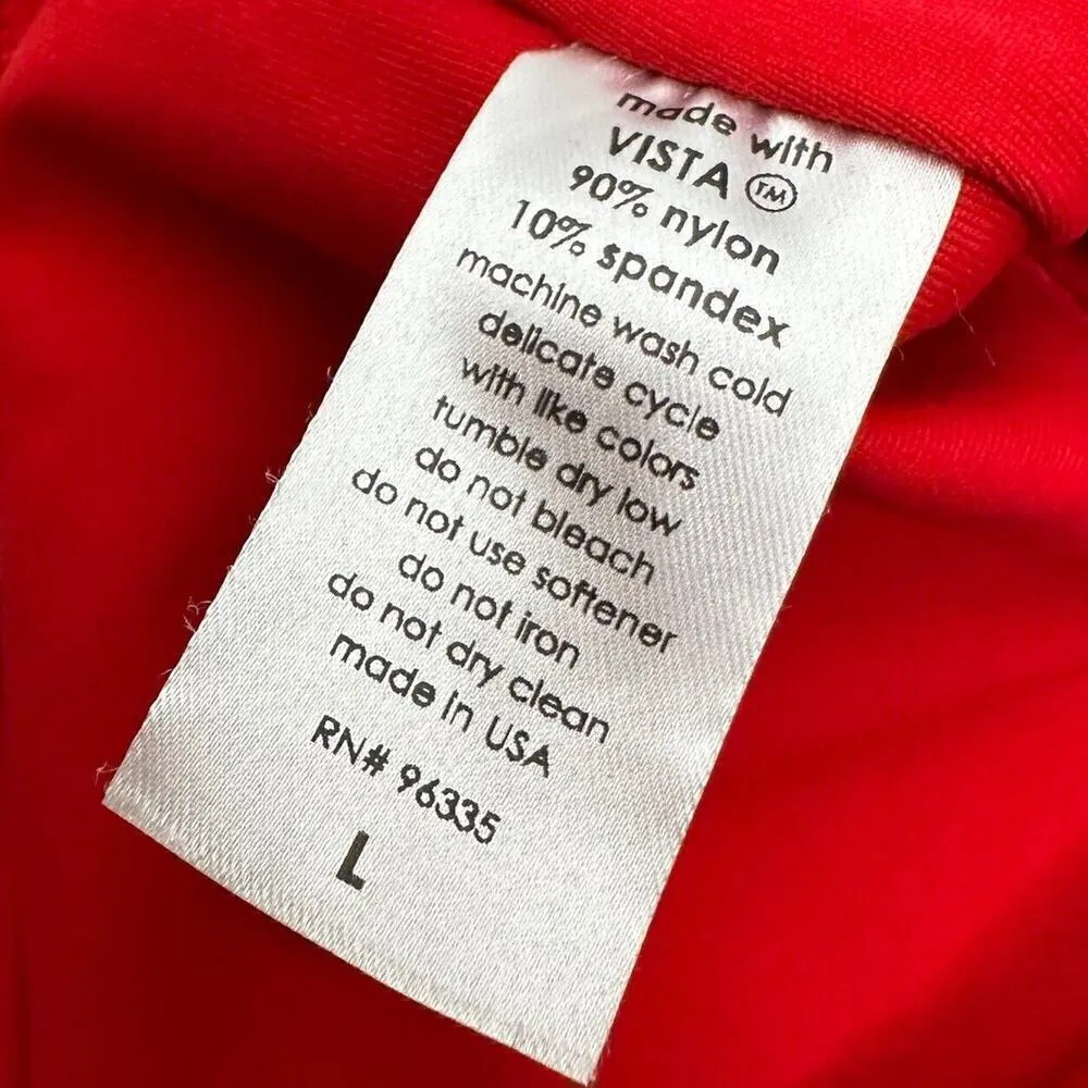 NEW Susana Monaco Strapless Bralette Essential Crop Tube Top Women's Red Size L - Image 5