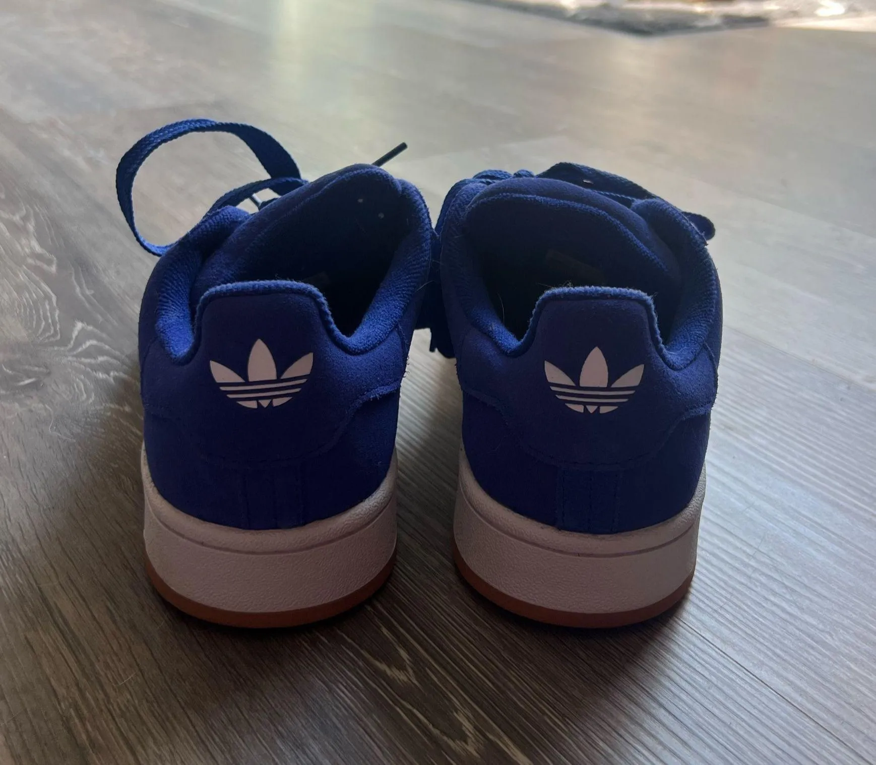 Blue Adidas Campus Shoes - Image 3