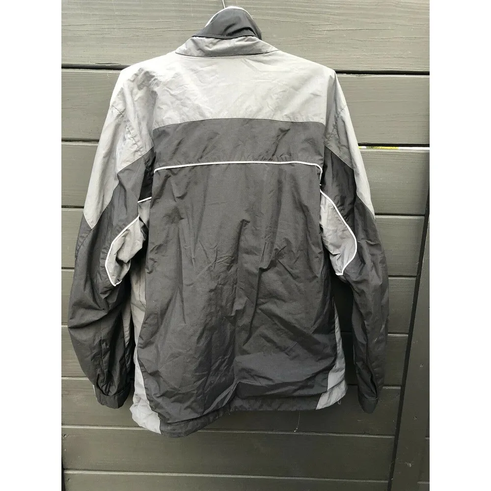 Women’s COLUMBIA Interchange Full Zip Jacket Size Medium Black/Gray Waterproof - Image 2